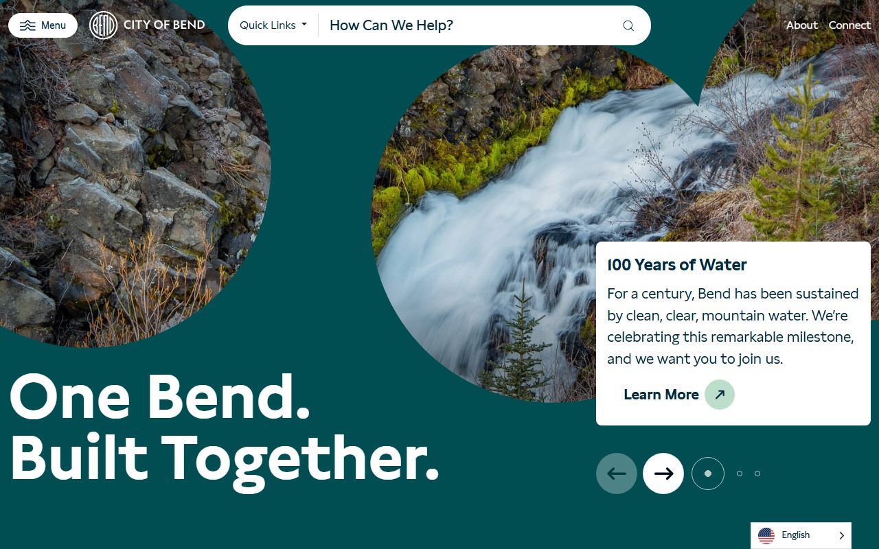 City of Bend official website for residents directory information